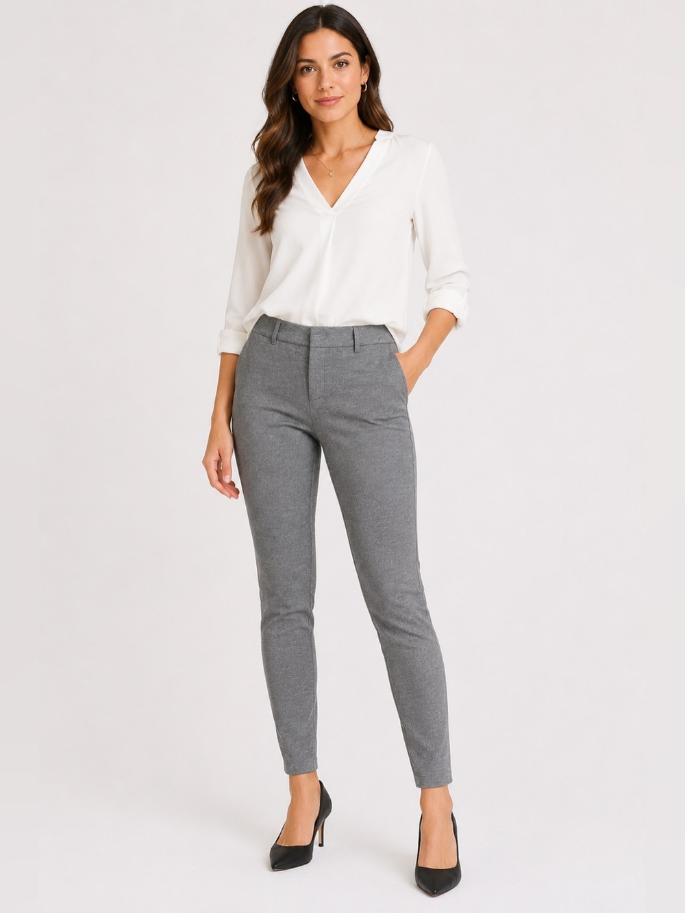 Kut From The Kloth Gray Skinny Stretch Pants Women’s Size 4